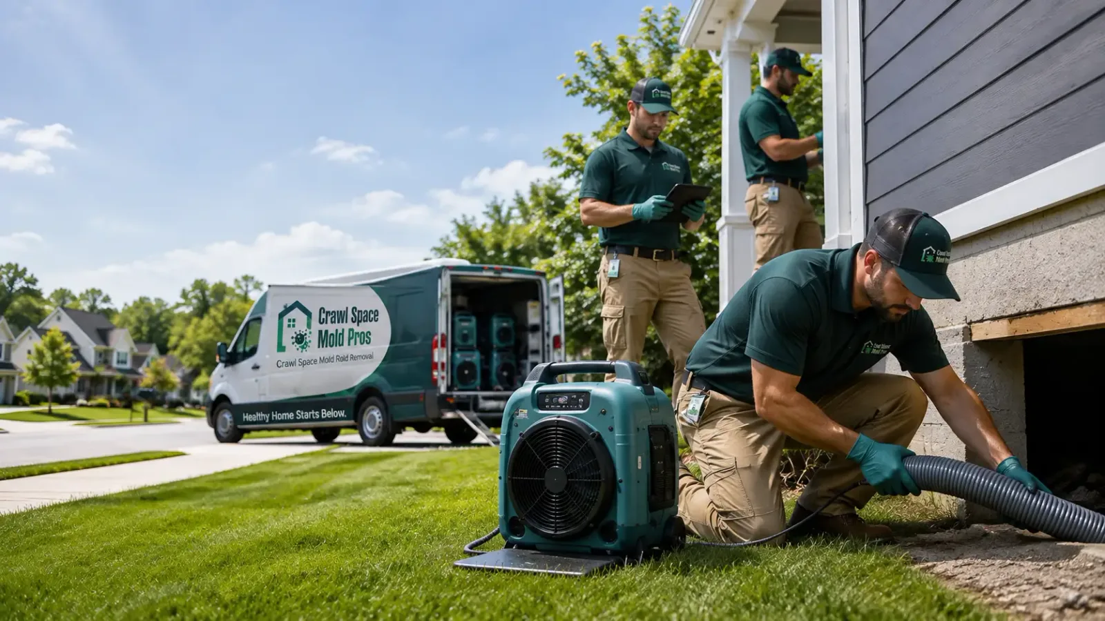 Crawl Space Mold Removal in Shawnee, OK